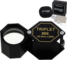 20X Magnifier Jewelry Loupe Triplet Lens 20.5MM Magnification Power New. Price: $19.46.