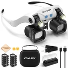 Coylapy Magnifying Glasses For Close Work, Jewelers With Light New. Price: $33.43.