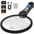Nueyio 5.2 Inch Large Rechargeable Magnifier With Light, 30X 40X 60X Handheld... New. Price: $39.11.