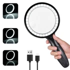 Magnifying Glass With Light, 30X 60X For Reading Lighted - 3... New. Price: $38.03.