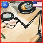 Kuvrs 12X Magnifying Glass Light Stand Ultralong 3-SECTION Swing Arm New. Price: $83.52.