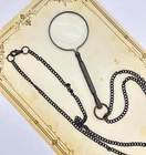 10X Magnifying Glass Necklace Vintage Pendant Magnifier With Chain Hands-... New. Price: $16.12.
