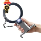 2X Hands Free Chest Rest Led Magnifier Unit (lot DE1), Silver Black New. Price: $17.99.