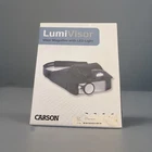 Carson Lumivisor LV-10 Headband Magnifier 2X 3X 5X 6X Adjustable Led Light Used. Price: $14.40.