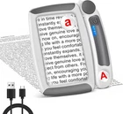 Jarlink 5X 10X Large Magnifying Glass For Reading, Rechargeable Magnifier With 3 New. Price: $19.76.