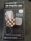 Securebrite Compact 3X Magnifiers With Led Light And Protective Pouch 2 Pack New. Price: $15.00.
