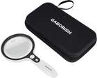 Large Magnifying Glass With 37 Led Light And Case, 10X 20X 45X Black & White New. Price: $45.10.