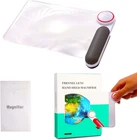 5X Magnifying Sheet Full Page Magnifier For Reading, Portable Fresnel Gray New. Price: $14.41.