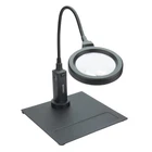 Carson Magniflexpro 2X Led Lighted Magnifier W/ 4X Spot Lens, Black CP-90 New. Price: $99.99.