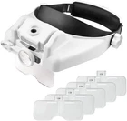 Headband Lighted Magnifying Glasses With Led Light, Mount White New. Price: $35.94.