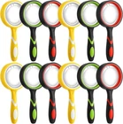 Xuhal 12 Pcs 10X Magnifying Glass Handheld Shatterproof Reading Vivid Color New. Price: $39.02.