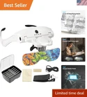 Magnifying Glasses With Light For Diamond Art Kits, 5 Replaceable Lenses ... New. Price: $39.52.