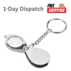 Rongon 10X Pocket Magnifying Glass Jewelers Loupe Keychain New. Price: $14.99.