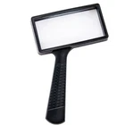 Large Rectangular Handheld Magnifying Glass 5X Magnification 4X2IN New. Price: $13.16.