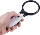 Cute New 45X Handheld Magnifying Glass Reading Lens 3 Led Light Jewelry L.... Price: $16.08.