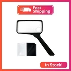 Magdepo 3X/5X Rectangular Large Handheld Magnifying Glass Bifocal Magnifier Acry New. Price: $16.94.