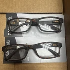 2-PACK Magnifeye Retro Tortoise Frame +2.50 Reading Glasses New. Price: $14.94.