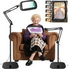 10X 30X Floor Magnifying Lamp With Light Stand Black New. Price: $79.99.