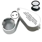 40X Jewelers Loupe Jewelry Loop Coin Magnifier Light Pocket Led Magnifying Glass New. Price: $10.99.