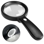 Jmh Magnifying Glass With Light, 3X Handheld Large 4.17 Inches, Black New. Price: $20.49.