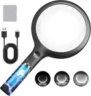 Nueyio 30X Magnifying Glass With Light Rechargeable Led Magnifier New. Price: $29.99.