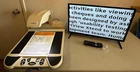 Optelec Clearview 500 (517) + 24" Lcd Screen Low Vision Video Magnifier Refurb Used. Price: $750.00.