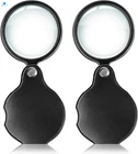 Wapodeai 2PCS 10X Small Pocket Magnify Glass, Apply To Reading, Black New. Price: $10.34.