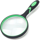 Large Magnifying Glass 10X Handheld Reading Magnifier For Seniors - Green New. Price: $11.75.