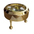 Tasco 9612 Tripod Desk Magnifier 24K Gold Plated Japan Glass Lens Vintage Used. Price: $30.00.