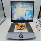 Optelec Clearview+ Plus Color Magnifier Xy Table 17" Monitor Ultra Low Vision Used. Price: $399.95.