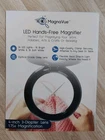 Magna Eye Led Hands Free Magnifier 1.75X-4X Magnification Used. Price: $16.30.