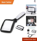 Compatible With Seniors Reading Magnifier Light 5X Rectangular Acrylic P... New. Price: $31.99.
