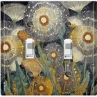 Metal Light Switch Outlet Cover Decorative Wall Plate Dandelion Flowers FWR225 New. Price: $15.29.