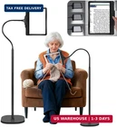 Nzqxjxz Large 5X Rechargeable Floor Magnifying Glass With Light Stand 43 Led New. Price: $97.48.