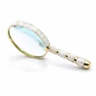 Mother-of-pearl Magnifying Glass 10X Magnification Loupe Handmade Brass M... New. Price: $40.52.