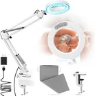 10X Magnifying With Light Stand,portable Glasses Magnifier New. Price: $46.99.