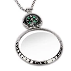 Magnifying Glass Necklace,jiulory 10X Compass Pendant Silver New. Price: $18.99.