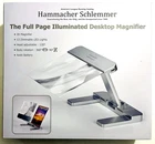 Hammacher Schlemmer - The Full Page Illuminated Desktop 3X Magnifier W/led Light New. Price: $69.99.