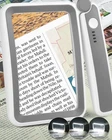 Akkycvs 5X Rechargeable Magnifying Glass W/ Light, Large Page Magnifier For Read New. Price: $34.98.