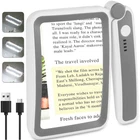 Rechargeable Magnifying Glass With Light For Reading, 5X Large Page Magnifier... New. Price: $32.22.