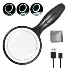 Magnifying Glass With Light, 33 Leds 30X For Reading Lighted... New. Price: $37.96.