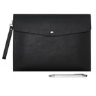 Wonderpool Pu Leather Envelope Documents File Portfolio Large A4, Black New. Price: $20.62.