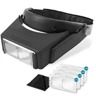 Magdepo Headband Magnifier Lightweight Head-mounted Jewelry Loupe With 4 Magn... New. Price: $31.45.
