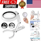 Magnifying Glass With Light Stand, 30X 10X Foldable Handheld Large New. Price: $17.65.
