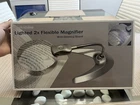 Berkshire Lighted 2X Flexible Magnifier Bright Led Lights Batteries Included New. Price: $20.00.