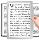 5X Full-page Magnifying Glass For Reading, Handheld Lightweight Magnifier Pro... New. Price: $17.75.