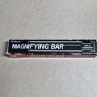Chadwick-miller Clear Acrylic Reading Magnifier Bar, Portable Used. Price: $15.00.