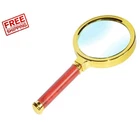 Comfort Grip Gold Magnifying Glass - 20X Magnification Easy Viewing New. Price: $10.26.