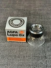 Agfa 8X Magnifying Lens Magnifier Lupe Germany Transparent Base Coins Prints Art Used. Price: $21.95.