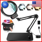 Hqgzql 10X 30X Large Magnifying Glass Stand 5-INCH Lighted Magnifier New. Price: $65.18.